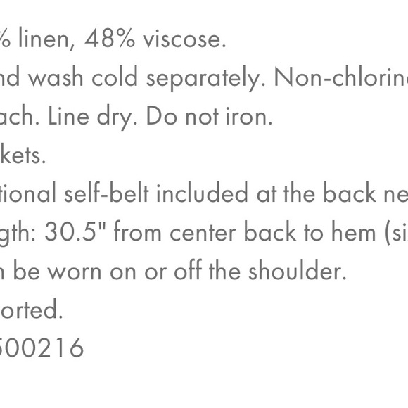 Tommy Bahama linen dress - Picture 9 of 9